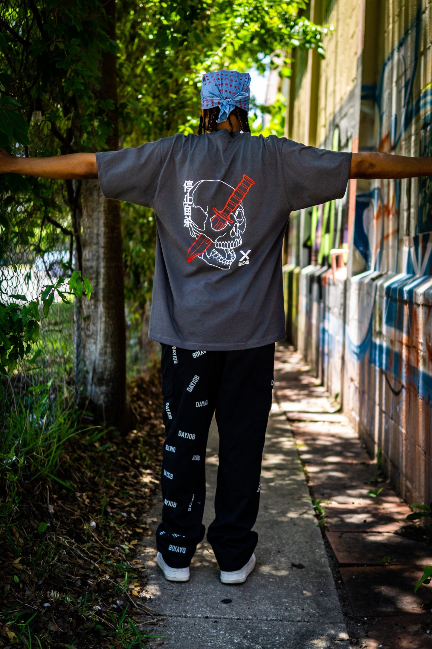 Stop Suicide Skull & Dagger tee