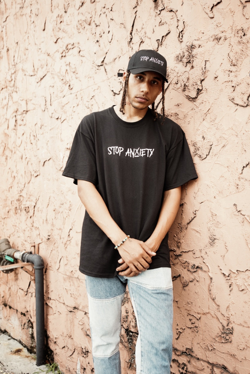 Stop Anxiety hat (Black)