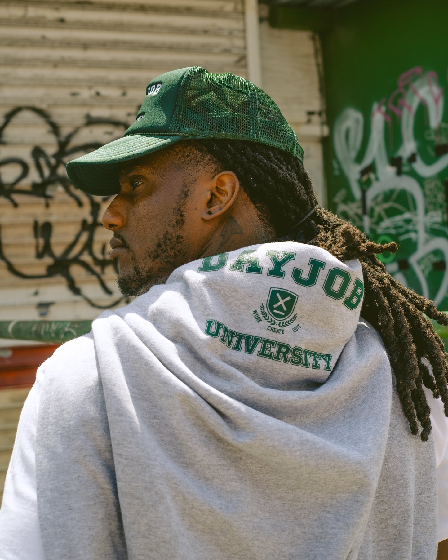 Dayjob University Crew Neck (Oxford Grey)