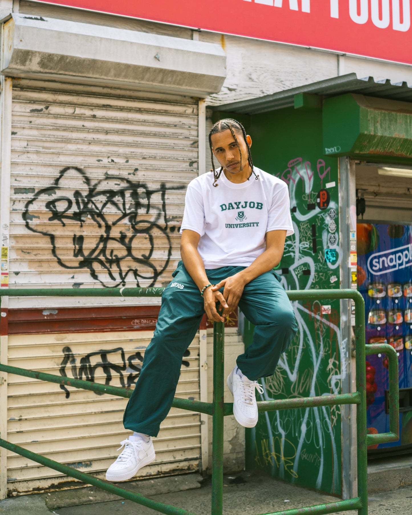Dayjob University Tee (white)