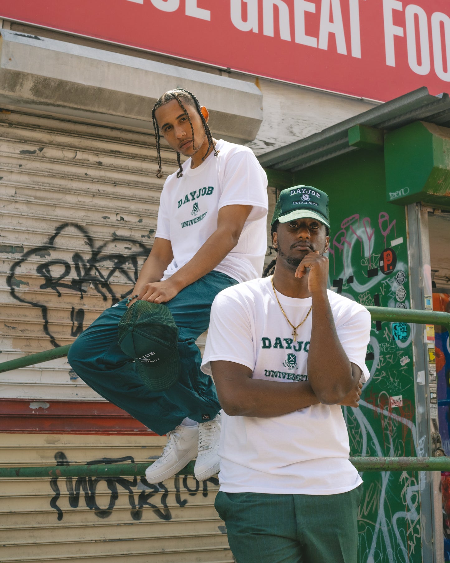 Dayjob University Tee (white)