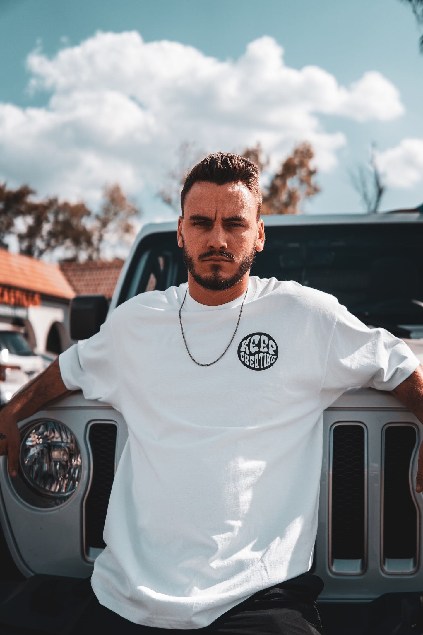 Keep Creating White Shirt