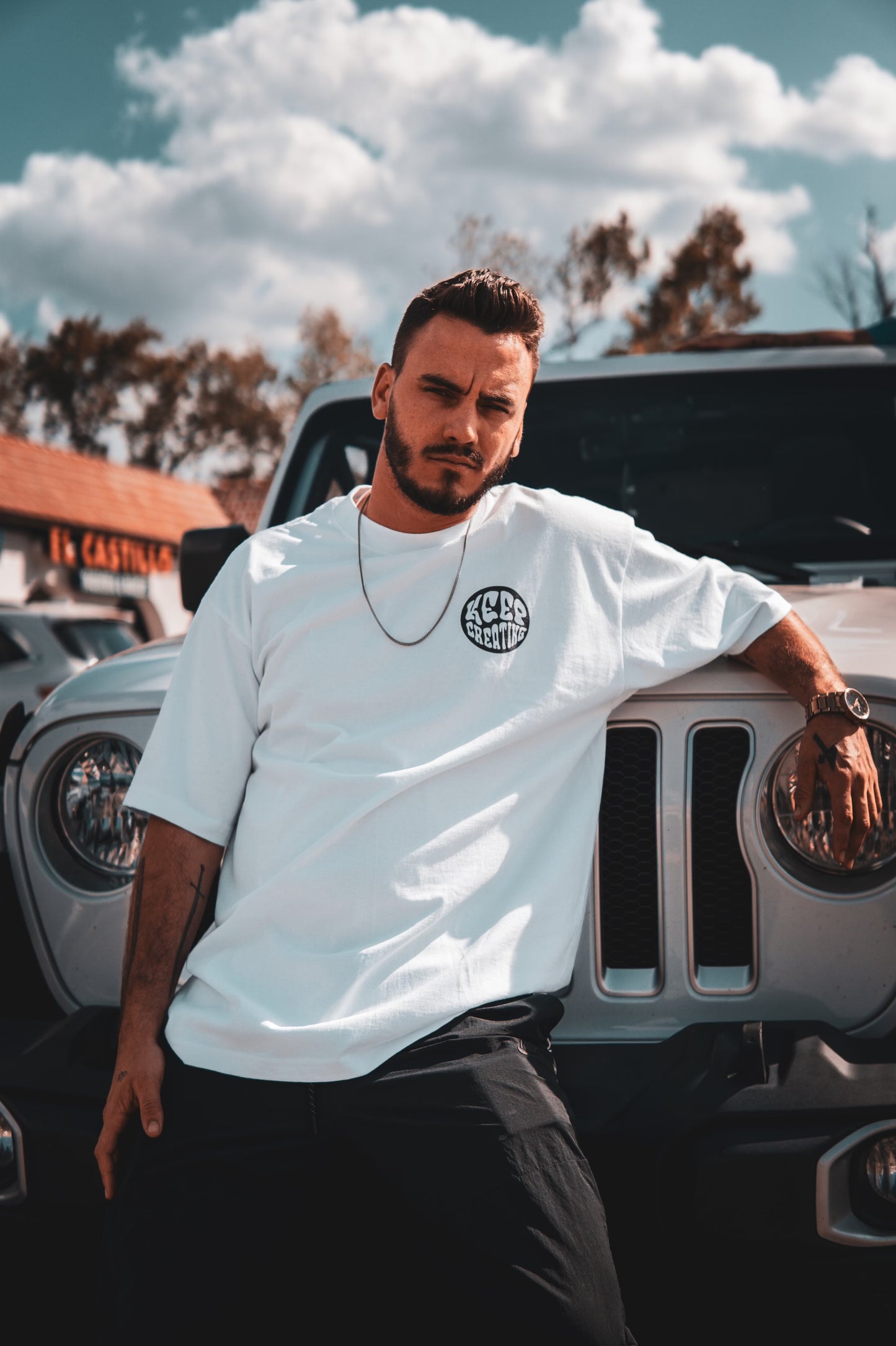 Keep Creating White Shirt