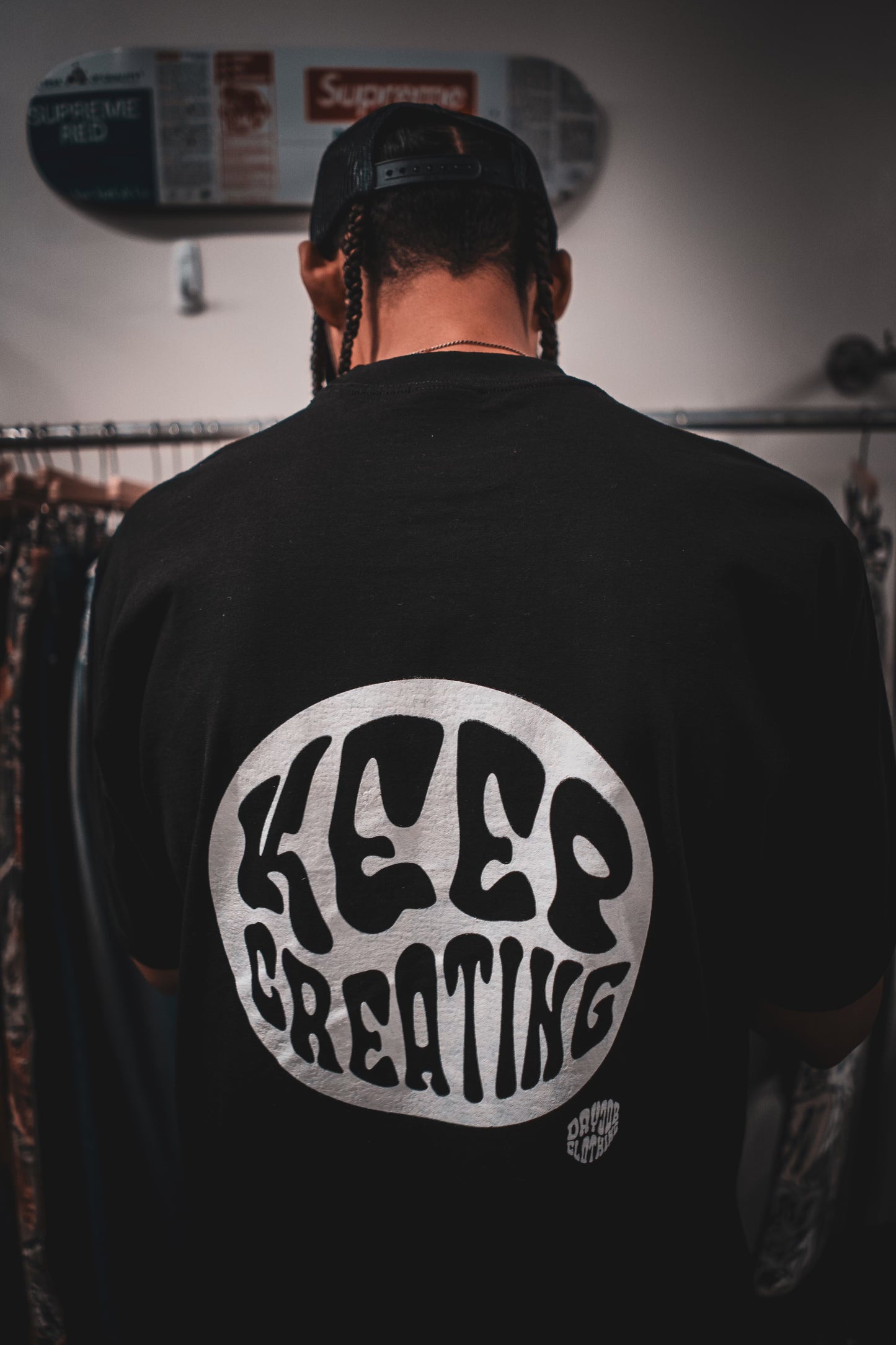 Keep Creating Black Shirt