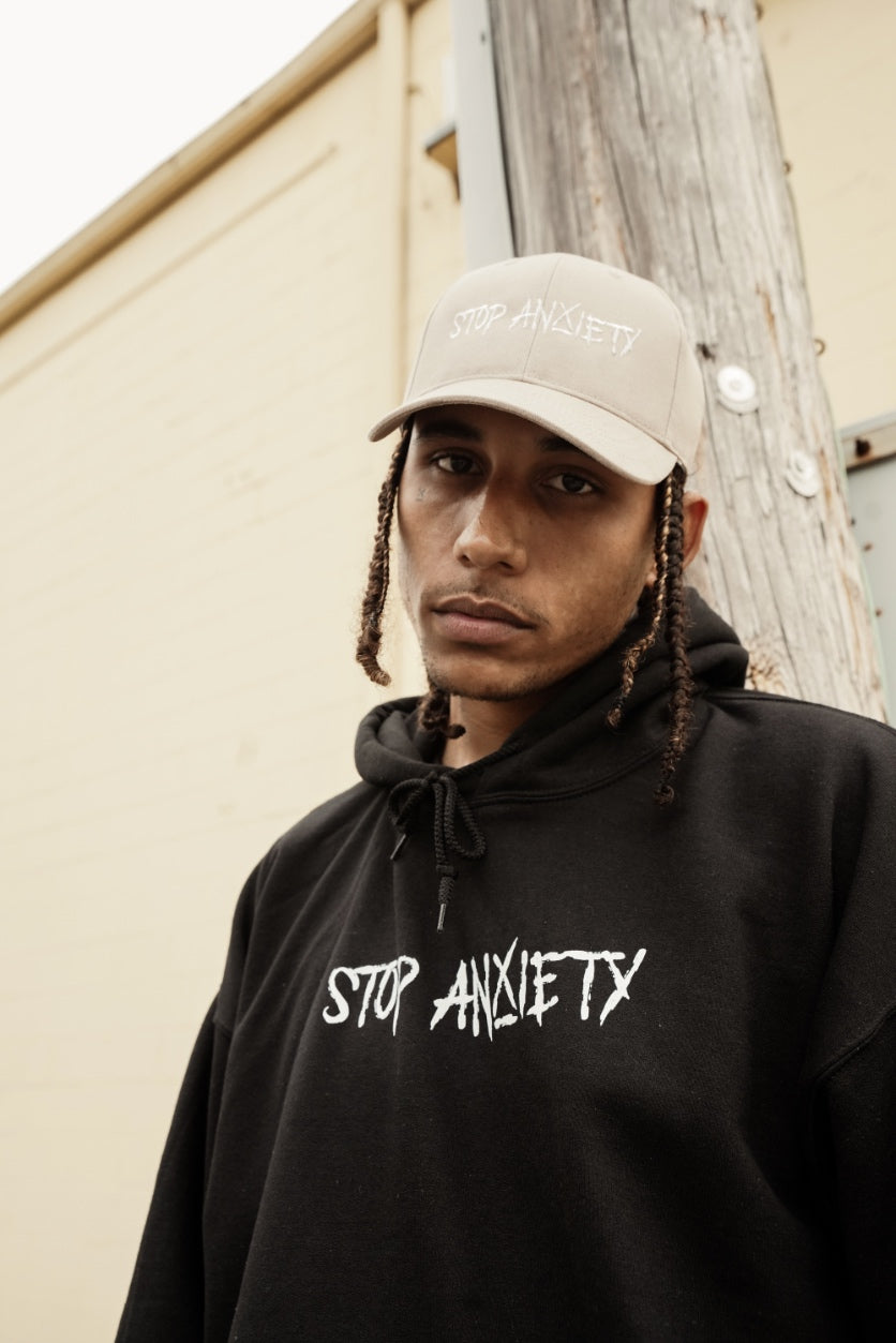 Stop Anxiety hat (Tan)
