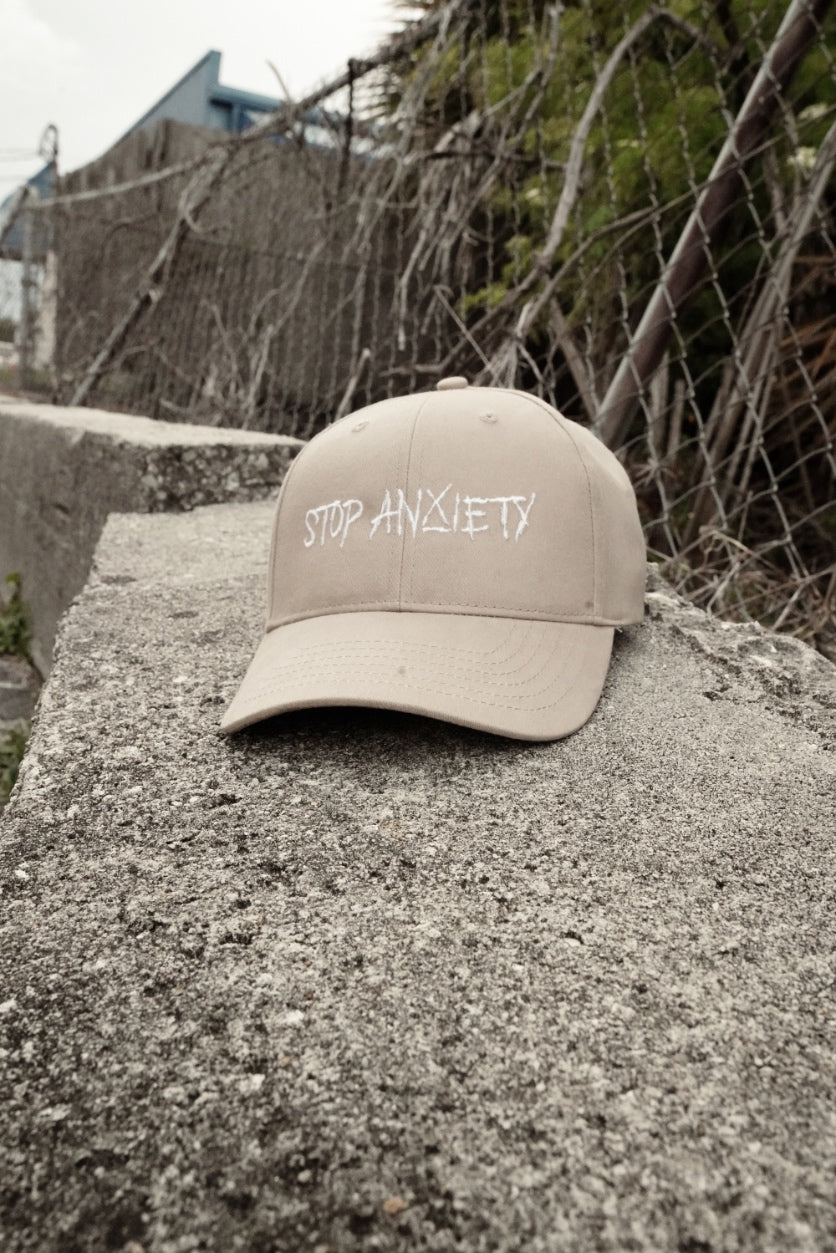 Stop Anxiety hat (Tan)